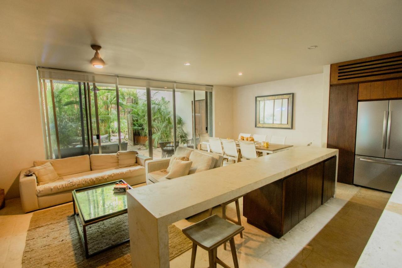 Ideal 4 Groups AldeaZama 2Br 10Pax Apt Papaya Playa Tulum Luaran gambar