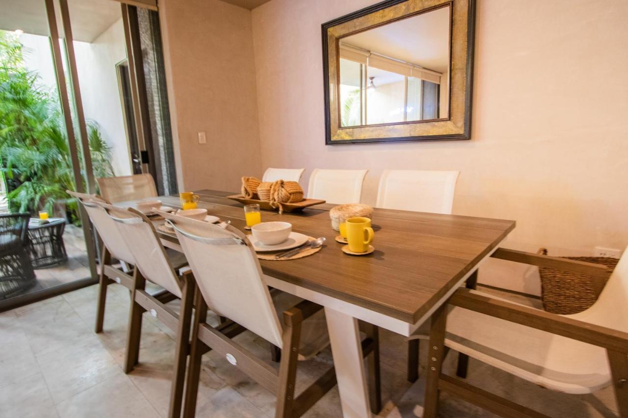 Ideal 4 Groups AldeaZama 2Br 10Pax Apt Papaya Playa Tulum Luaran gambar