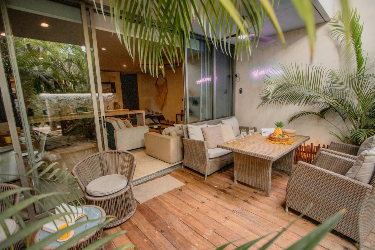 Ideal 4 Groups AldeaZama 2Br 10Pax Apt Papaya Playa Tulum Luaran gambar